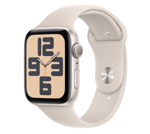 Apple Watch SE GPS 44mm Starlight Aluminium Case with Starlight