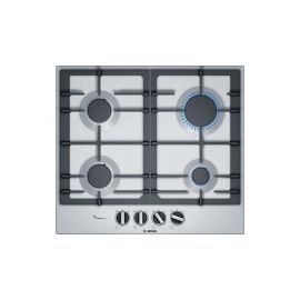 BOSCH -Serie | 6 60 cm, gas hob with integrated controls, Stainless steel PCP6A5B90