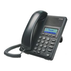 SIP IP Phone with 1 x 10/100Mbps PoE support, 1 x 10/100Mbps LAN port, VLAN support, 1 SIP Line, 1 Line LCD display,  (w
