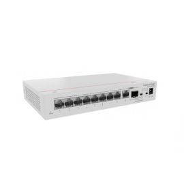 Huawei Switch S110-8P2ST (8*10/100/1000BASE-T ports, PoE+, 1*GE SFP port, 1*10/100/1000BASE-T port, AC power, power adapter)