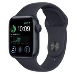 APPLE WATCH SE GPS 44MM MIDNIGHT ALUMINIUM CASE WITH MIDNIGHT SPORT BAND - REGULAR