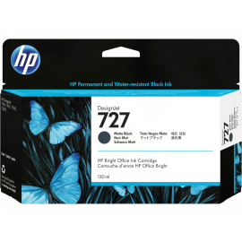 HP 727 130-ml Matte Black DesignJet Ink Cartridge