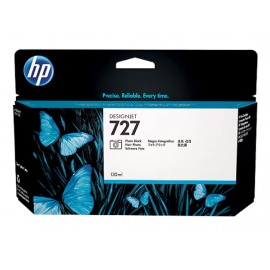HP 727 130-ml Photo Black DesignJet Ink Cartridge, B3P23A