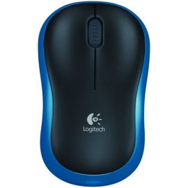 LOGITECH WIRELESS MOUSE M185 -  BLUE - 2.4GHZ