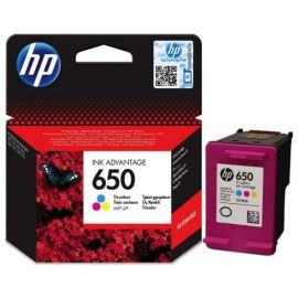 HP 650 TRI-COLOR ORIGINAL INK ADVANTAGE CARTRIDGE (CZ102AE)