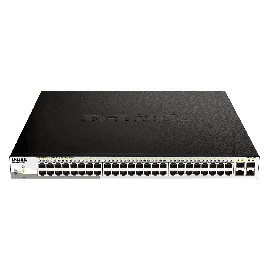 48-Port 10/100/1000BaseT PoE + 4 Gigabit SFP ports Web Smart Switch, 740W PoE budget. (802.3af/802.3at support)
