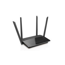 Wireless AC 1200 Dual Band (11a/b/g/n/ac) Router, 4 x Ethernet ports, 4 external antennas, EU power Plug