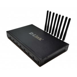 VoIP Gateway with built-in 8 GSM ports, 2 * 10/100Mbps LAN ports
