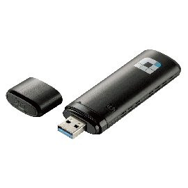 Wireless AC 1300 Dual Band (11a/b/g/n/ac) USB Adaptor, USB extension cradle