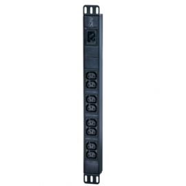 APC Easy Rack PDU, Basic, 1U, 1 Phase, 3.7kW, 230V, 16A, 8 x C13 outlets, IEC60320 C20 inlet