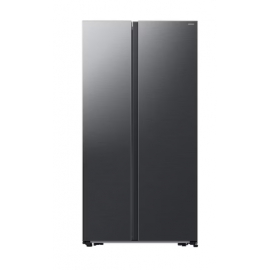 Samsung 583L Refrigerator Side by Side Refrigerator with Large Capacity - Matt Black