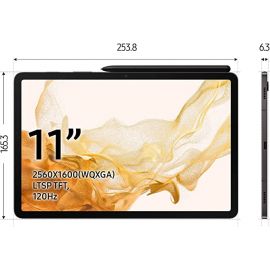 Samsung Galaxy TAB S8 Plus SM-X806B,GRAPHITE 128+8GB