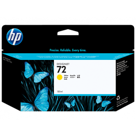HP 72 130-ml Yellow DesignJet Ink Cartridge (C9373A)