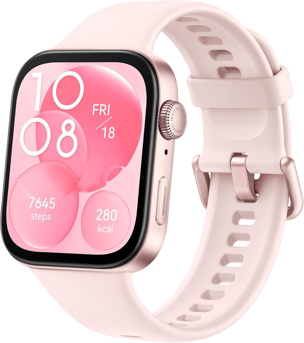 Huawei Watch FIT 3 Pink Nebula Pink Fluoroelastomer Strap Just Own It E Commerce Store