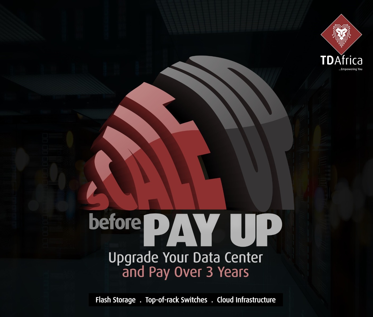 Upgrade your data centre and pay over 3 years